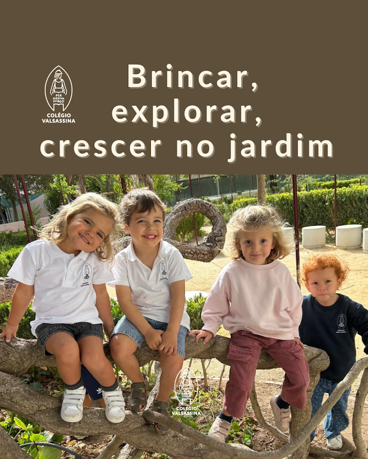 Brincar, explorar, crescer no jardim